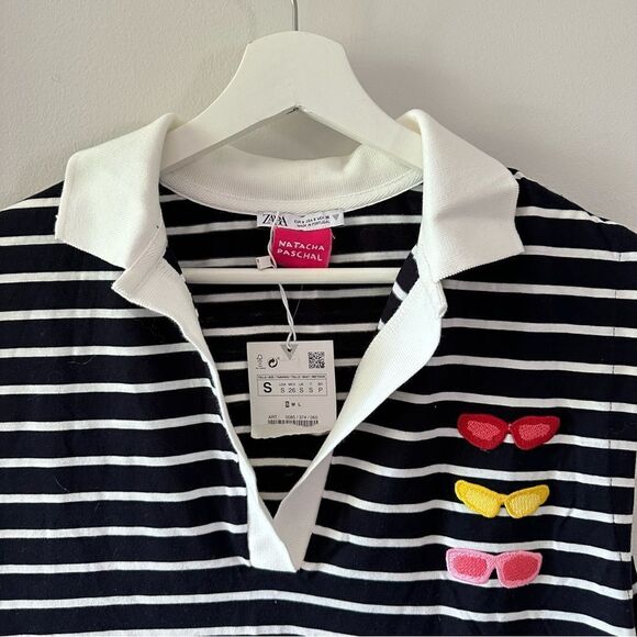 Zara X Natacha Paschal Striped Dress - Picture 5 of 9